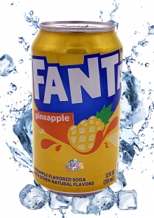 Fanta Pineapple USA 0,355l inkl. 0,25€ Pfand