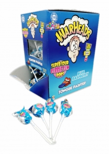 Warheads Super Sour Bubble Gum Pops